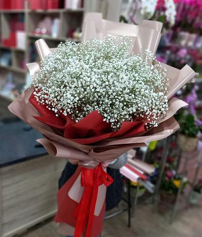 Букет цветов из: Гипсофила в Старожилово
