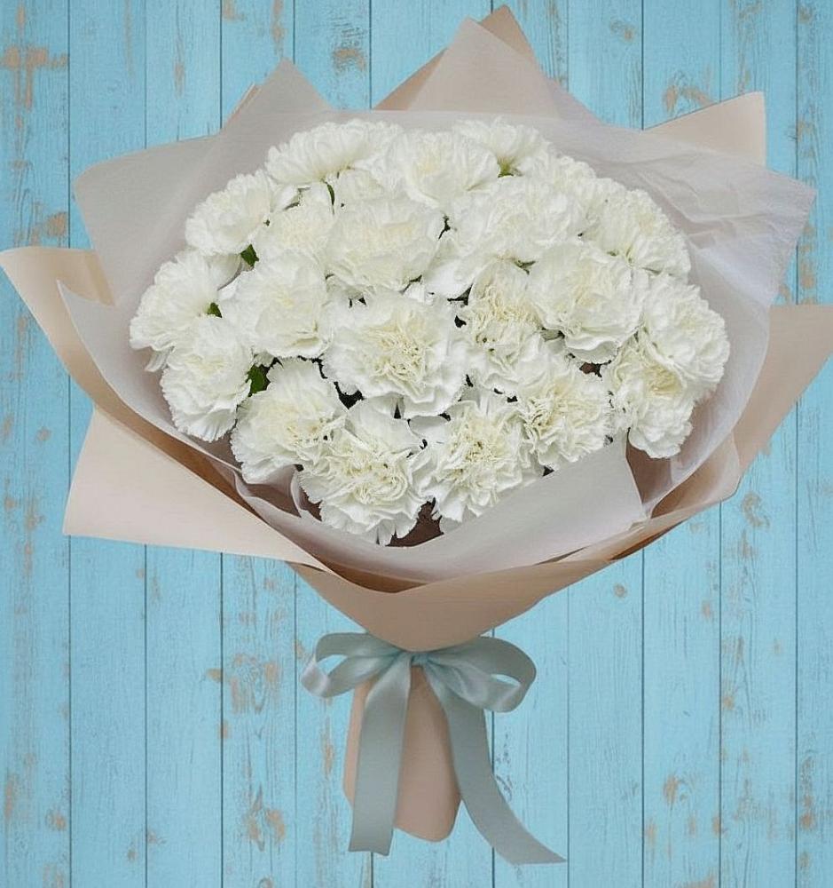 Букет цветов из: Гвоздики в Старожилово