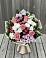Букет цветов из: Альстромерии, Гвоздики, Розы и Хризантемы в Старожилово