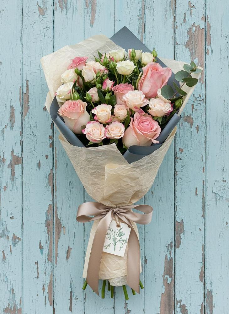 Букет цветов из: Розы в Старожилово