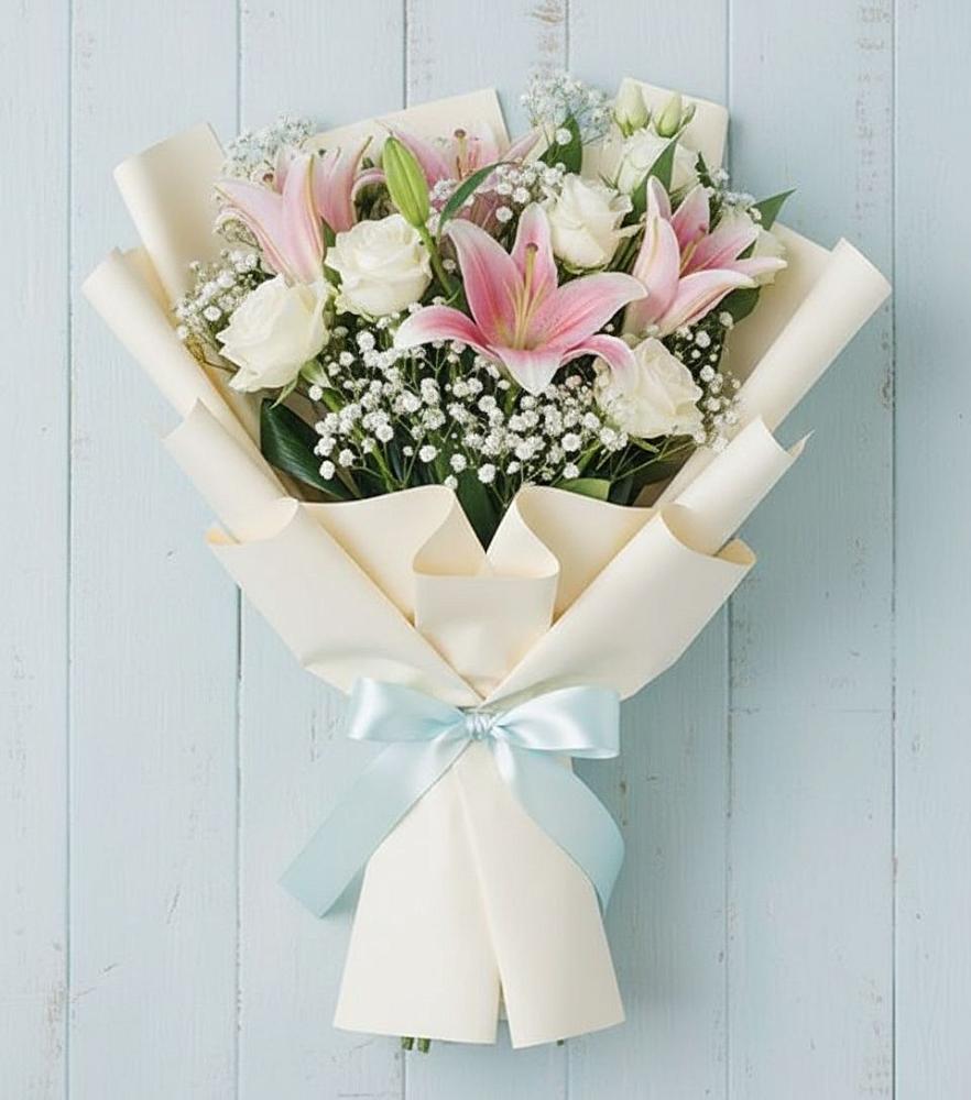 Букет цветов из: Лилии в Старожилово