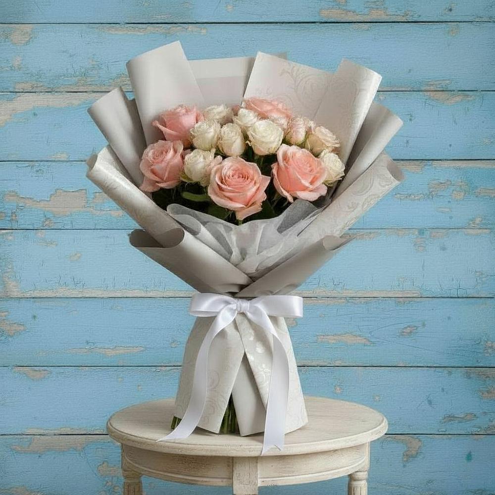 Букет цветов из: Розы в Старожилово