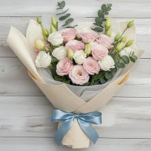 Букет цветов из:  Лизиантусы #REPLACE_PRED# Старожилово