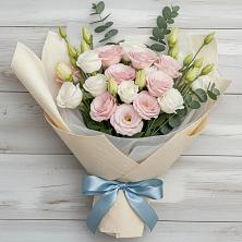 Букет цветов из:  Лизиантусы в Старожилово