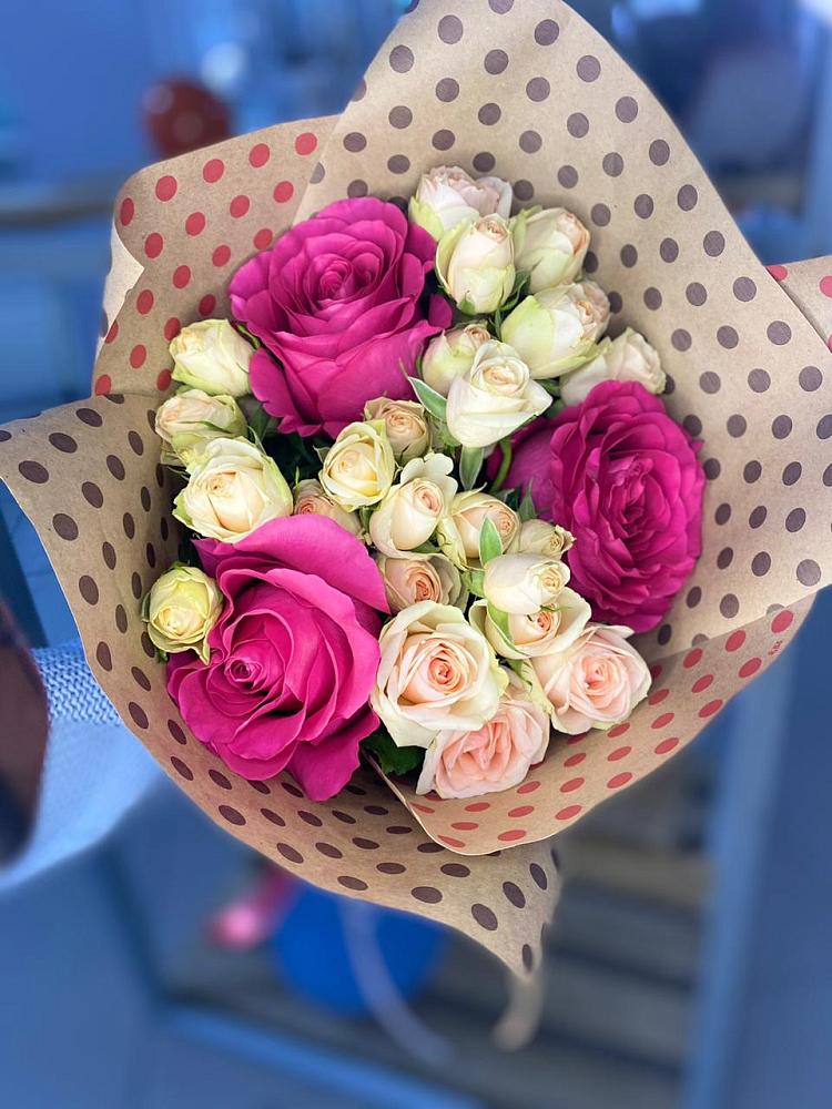 Букет цветов из: Розы в Старожилово