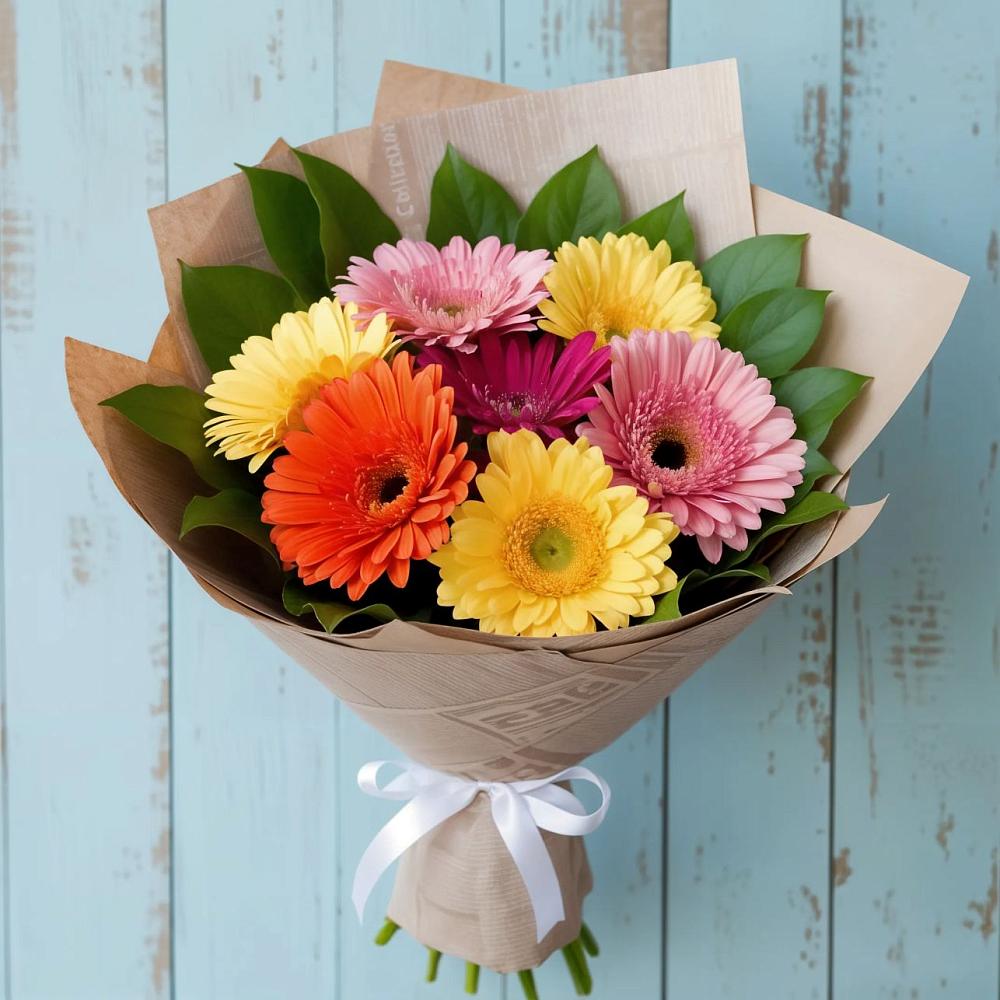 Букет цветов из: Герберы в Старожилово