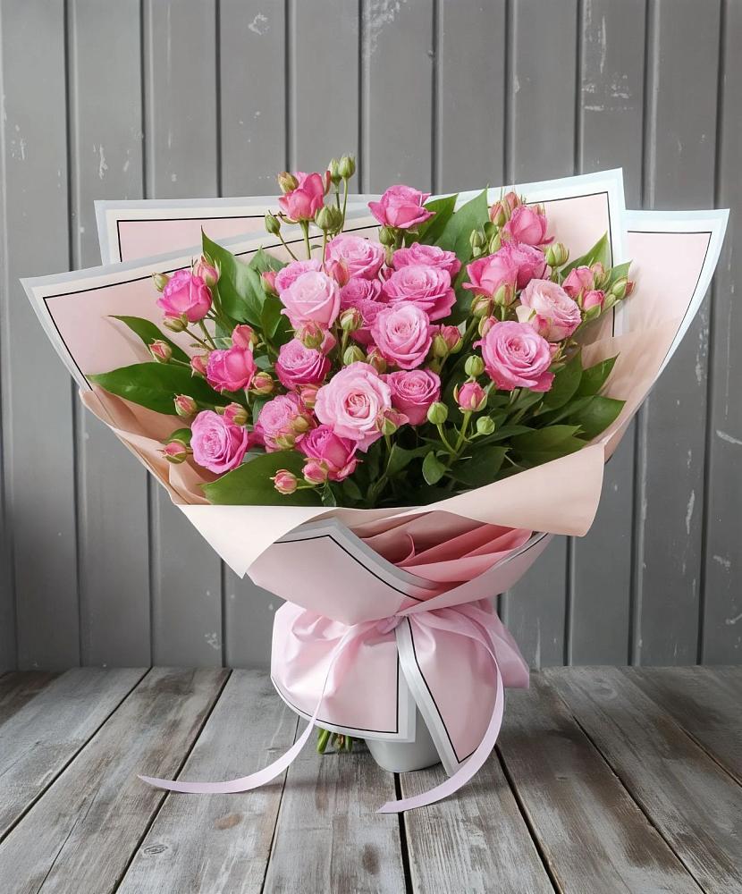Букет Розовый кустик в Старожилово