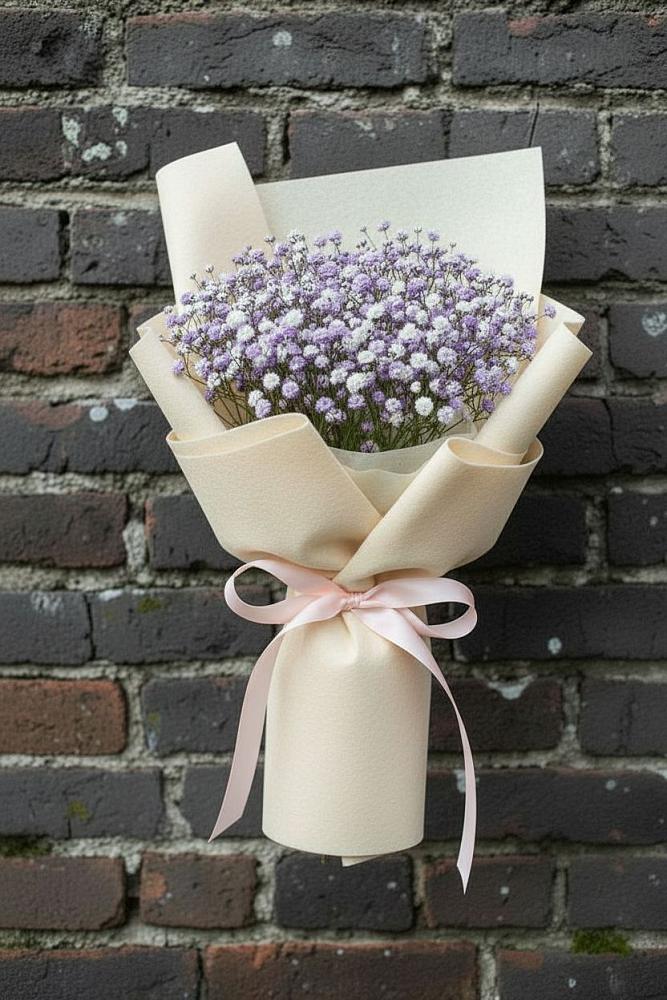 Букет цветов из: Гипсофила в Старожилово