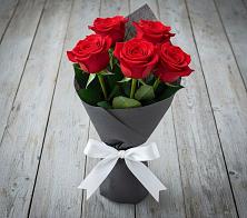 Букет 5 Красных роз Эдлесс Лав #REPLACE_PRED# Старожилово