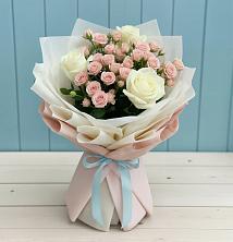 Букет цветов из:  Розы в Старожилово