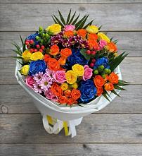 Букет цветов из:  Розы и Хризантемы в Старожилово