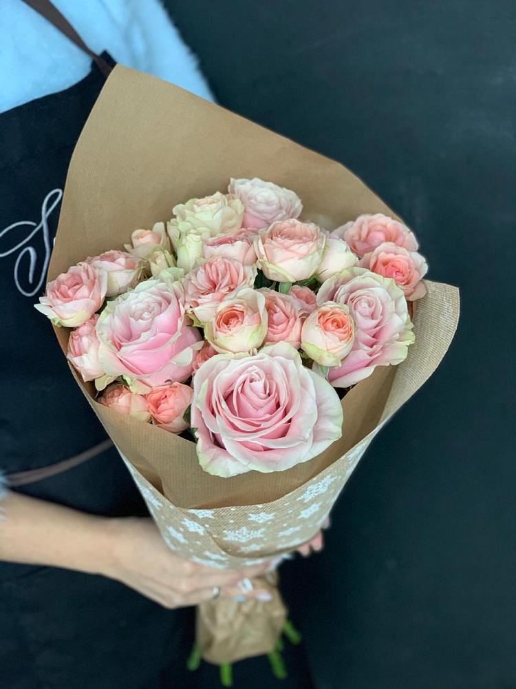 Букет цветов из: Хризантемы и Розы в Старожилово