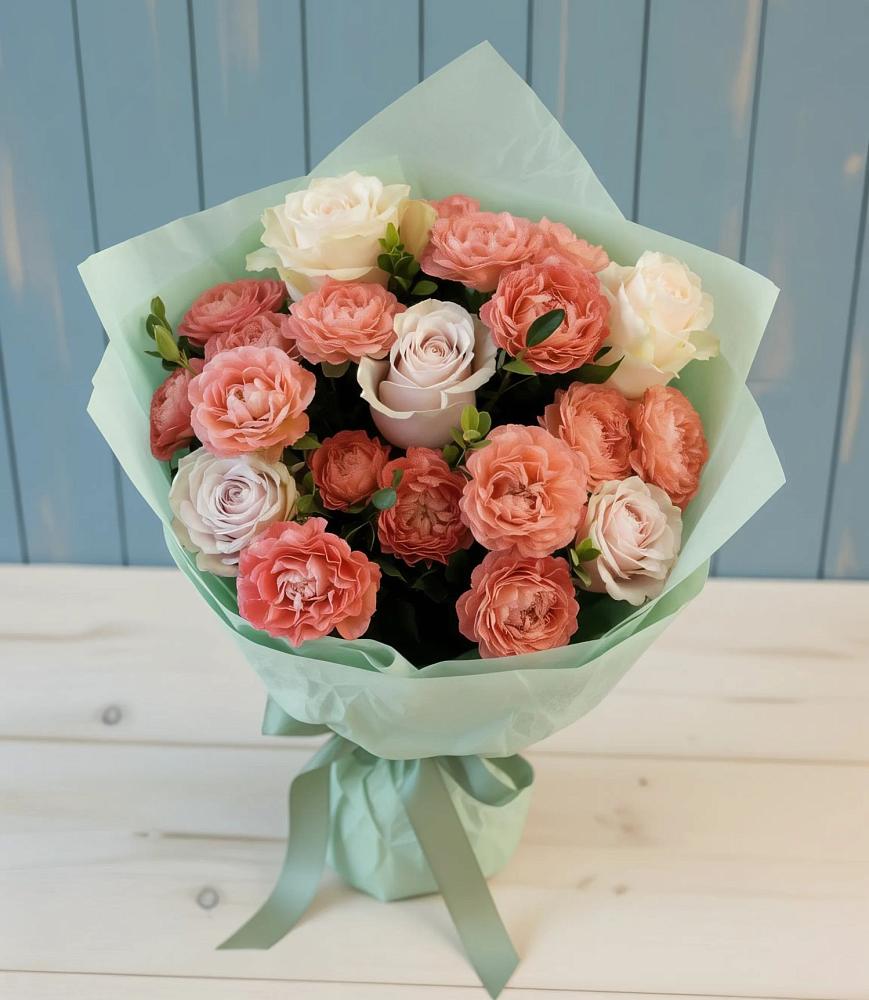 Букет цветов из: Розы в Старожилово