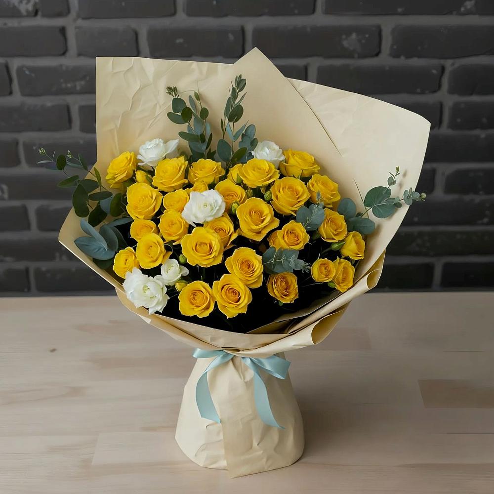 Букет цветов из: Розы в Старожилово