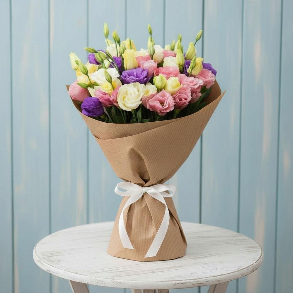 Букет цветов из: Лизиантусы в Старожилово