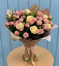 Букет цветов из:  Розы в Старожилово