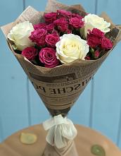 Букет цветов из:  Розы в Старожилово