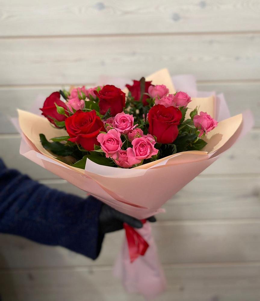 Букет цветов из: Розы в Старожилово