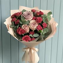 Букет цветов из:  Гвоздики и Розы в Старожилово