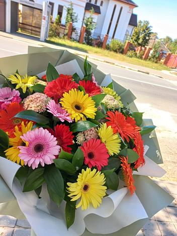 Букет цветов из: Герберы в Старожилово