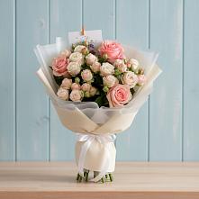 Букет цветов из:  Розы в Старожилово