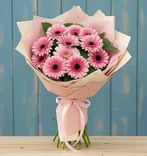 Букет цветов из:  Герберы в Старожилово