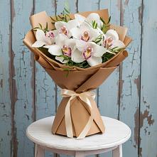 Букет цветов из:  Орхидеи и Розы #REPLACE_PRED# Старожилово